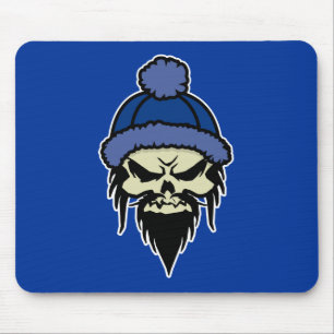 Skater Skull (Blue) Mousepad Muismat