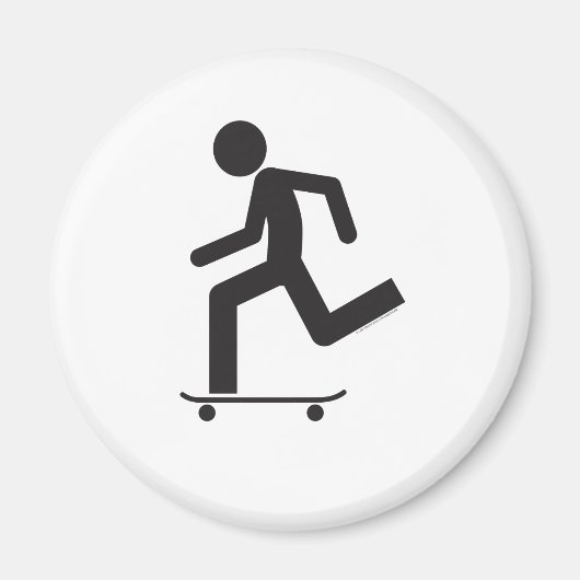 Skater-T Magneet (Voorkant)