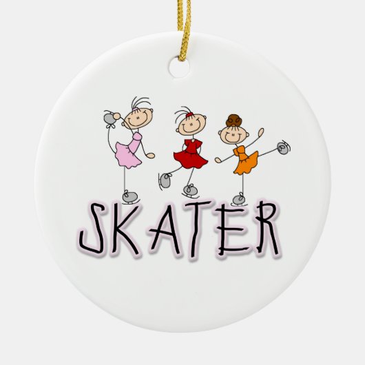 Skater T-shirts en geschenken Keramisch Ornament (Voorkant)