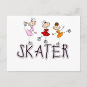Skater Tshirts en cadeautjes Briefkaart (Voorkant)