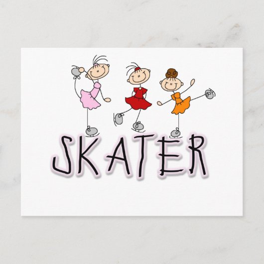 Skater Tshirts en cadeautjes Briefkaart (Voorkant)