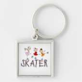 Skater Tshirts en cadeautjes Sleutelhanger (Voorkant)