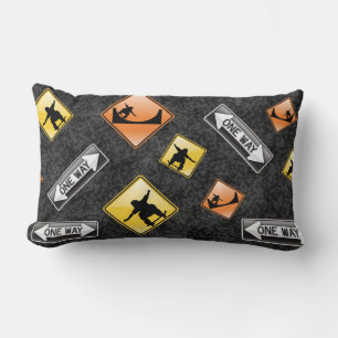 Skater verkeersborden kussen