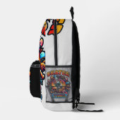 SKATER VIBES! BEDRUKTE RUGZAK (Rechts)