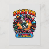 SKATER VIBES! BRIEFKAART (Voorkant)