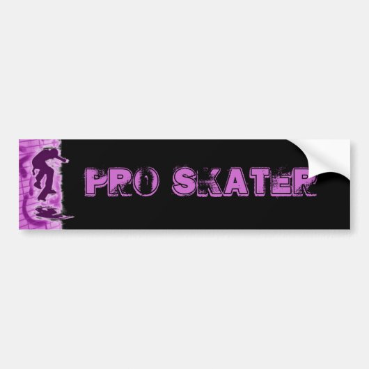 SkaterBumpersticker Bumpersticker (Voorkant)