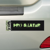SkaterBumpersticker Bumpersticker (Op auto)