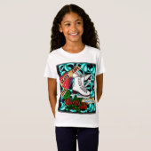 SkaterGirl Tattoo T-Shirt (Voorkant volledig)