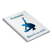 Skaterjournaal van padvinder — Blauwe sterren Notitieboek (Rechterzijde)