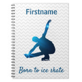 Skaterjournaal van padvinder — Blauwe sterren Notitieboek (Voorkant)