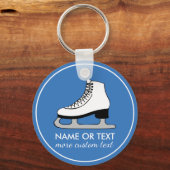 Skaternaam van aangepast cijfertekenteam sleutelhanger (Achterkant)