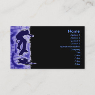 Skaterprofielkaart Visitekaartje