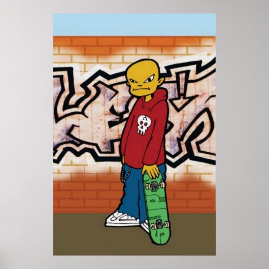 Skaters Alley Poster (Voorkant)