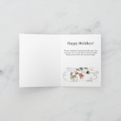 Skaters Frog Pond Holiday Kaart (Binnen)