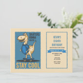 Skaters Gonna Schaats Kaart (Staand voorkant)