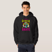 Skaters Gonna Schaats Roller Schaats Hoodie (Voorkant volledig)