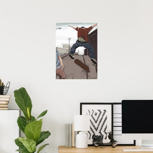 Skaters in het Poster Street (Thuiskantoor)