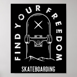 Skaters Leuke Pro Skateboarden Leven Voor Tiener Poster
