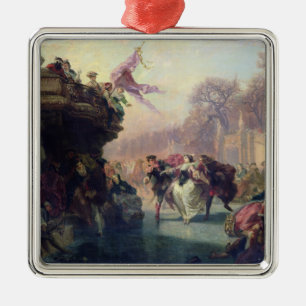 Skaters Metalen Ornament