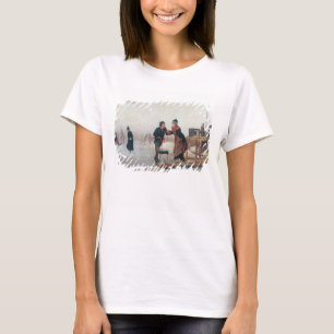 Skaters op het meer van Valentino T-shirt