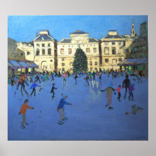 Skaters Somerset House Poster