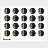 SkaterSticker Ronde Sticker (Vel)