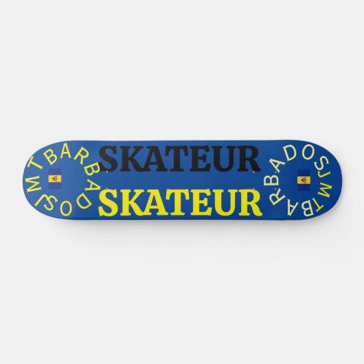 SKATEUR 7 3/4" Skateboard Deck (Horizontaal)