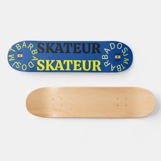 SKATEUR 7 3/4" Skateboard Deck (Horizontaal)
