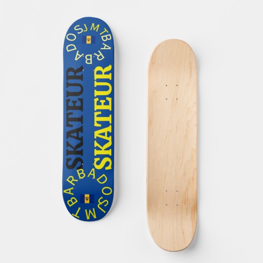 SKATEUR 7 3/4" Skateboard Deck (Voorkant)