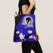 Skatey Cat - Schaats Oddity Bag Tote Bag (Dichtbij)