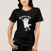 Skatey Cat Tri-Blend Shirt (Voorkant)