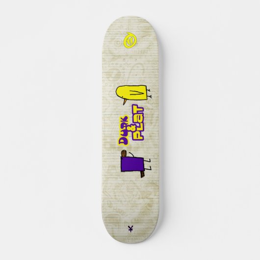 skateyourbrand - durkandplat persoonlijk skateboard (Voorkant)