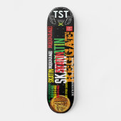 SKATIN REGGAE JMT Skateboard (Voorkant)