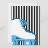 Skating Birthday Party Invitation Kaart (Achterkant)