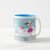 Skating Girl - mok met twee tinten (Voorkant rechts)