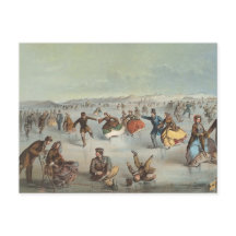 Skating in Central Park, New York