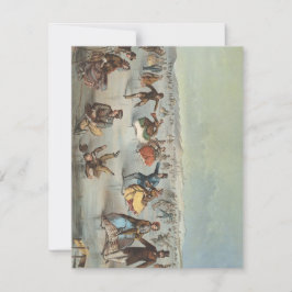 Skating in Central Park, New York Notitiekaartje