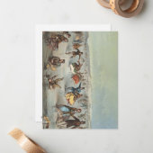 Skating in Central Park, New York Notitiekaartje (Voorkant / Achterkant in situ)