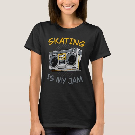 Skating is my Jam Roller Skating T-shirt (Voorkant)