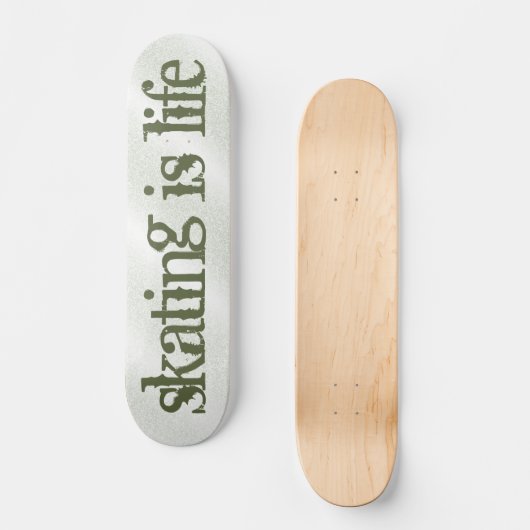Skating Motto Persoonlijk Skateboard (Voorkant)