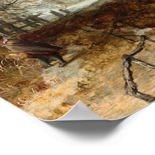 Skating on Amstel River, van Breen Fine Art Poster (Hoek)