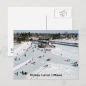 Skating on Dow's Lake at Bronson Bridge Briefkaart (Voorkant / Achterkant)