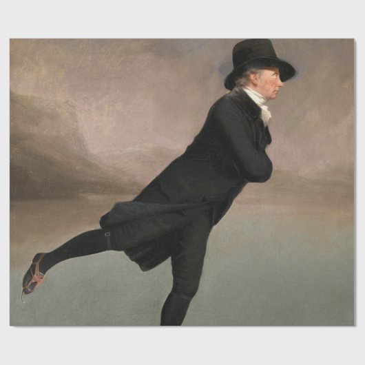 Skating on Duddingston Loch by Henry Raeburn Cadeaupapier (Vlak)