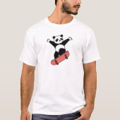Skating Panda T-shirt (Voorkant)