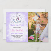  Skating Party Uitnodigingen voor kinderen (Voorkant)