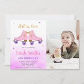 Skating Party Uitnodigingen voor kinderen (Voorkant)