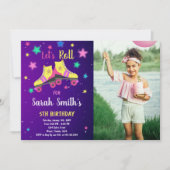  Skating Party Uitnodigingen voor kinderen (Voorkant)