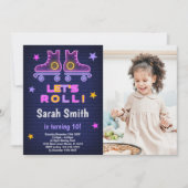  Skating Party Uitnodigingen voor kinderen (Voorkant)