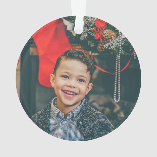 Skating Penguin Kind Baby kerstversiering Ornament (achterkant)