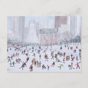 Skating Rink Central Park New York 1994 Briefkaart